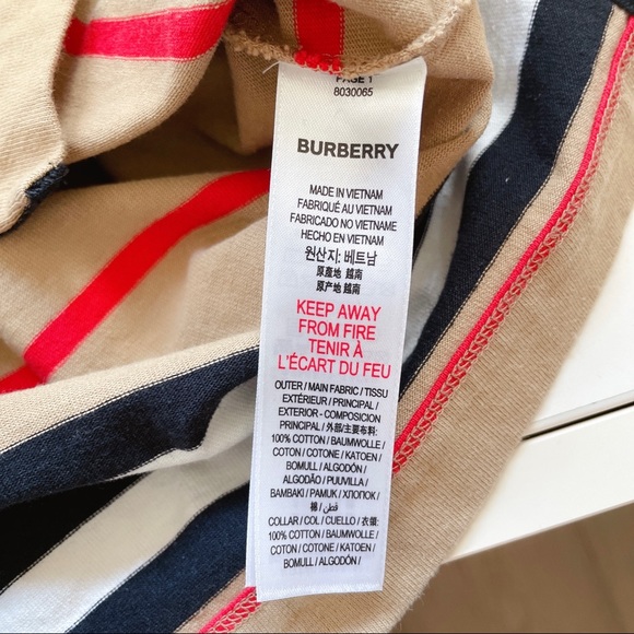 Burberry Long-sleeve Icon Stripe Dress / 4Y toddler girls - Picture 5 of 10